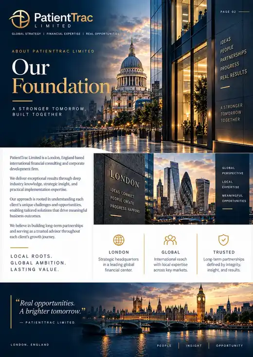 PatientTrac Limited London and global advisory presentation